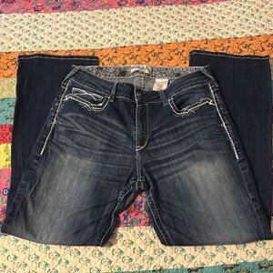 Ariat Women's Boot Cut Jeans - Dark Blue Size 34R